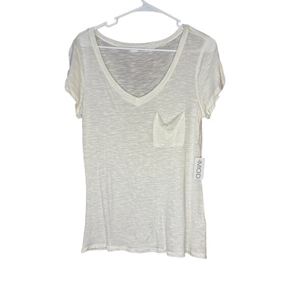 Mod rolled up white t shirt size medium - Picture 1 of 7